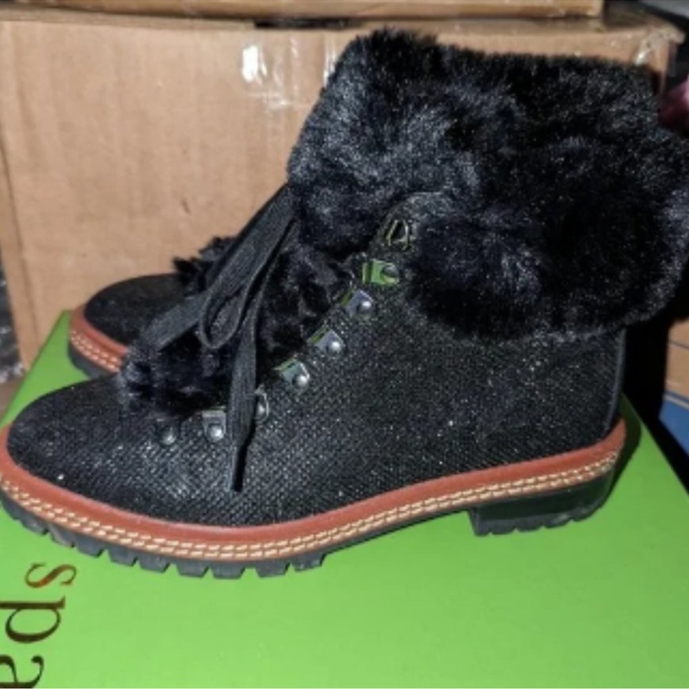 Kate Spade Rosalie Faux Fur Trimmed Boots